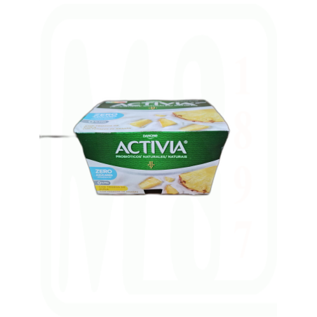 YOGUR ACTIVIA 0% CON PIÑA PACK-4