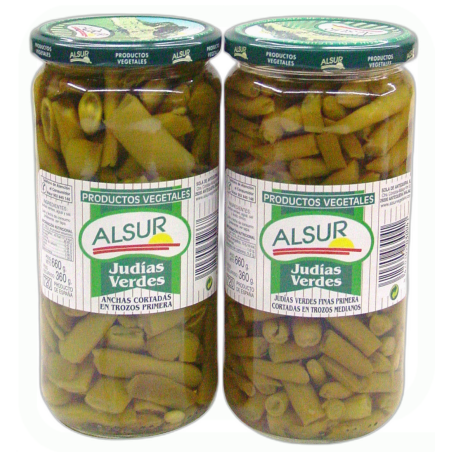 JUDIAS VERDES ANCHAS CRISTAL 360 GR