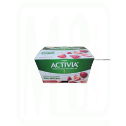 YOGUR ACTIVIA CON FRESAS PACK-4