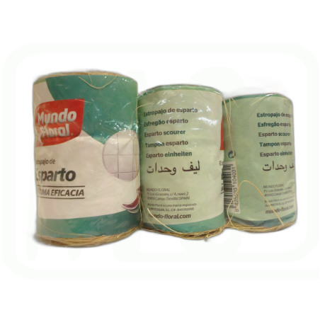 ESTROPAJO ESPARTO PACK-3