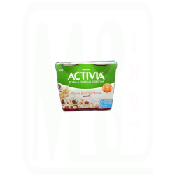 YOGUR ACTIVIA 0% MUESLI PACK-4