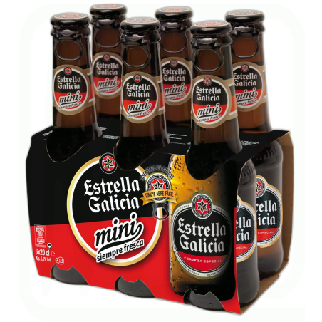 CERVEZA MINI 6*20CL