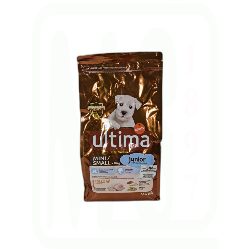 ALIMENTO PERRO MINI JUNIOR 1.5KG ULTIMA