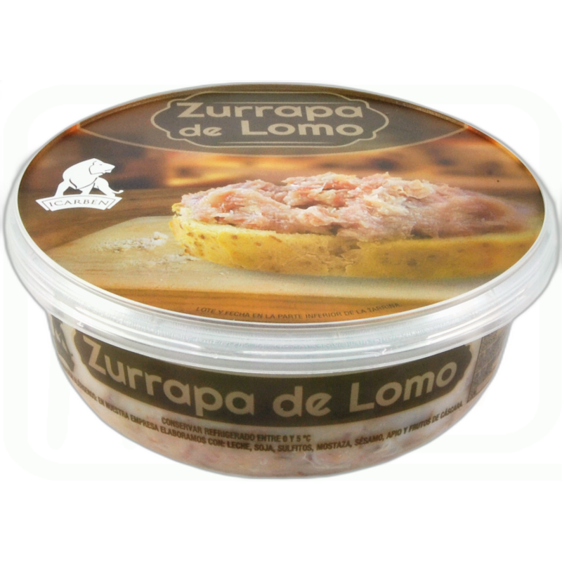 ZURRAPA LOMO TARRINA 250 GR