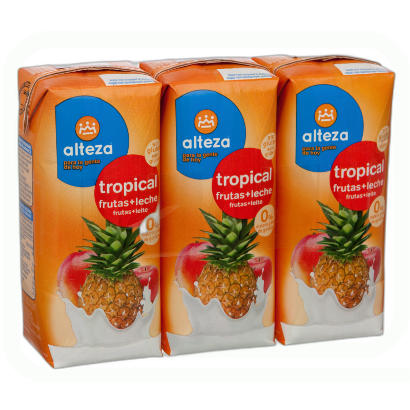 FRUTA+LECHE TROPICAL PACK-3*330ML