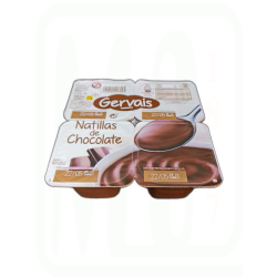 GERVAIS NATILLAS CHOCOL- PACK4/U 