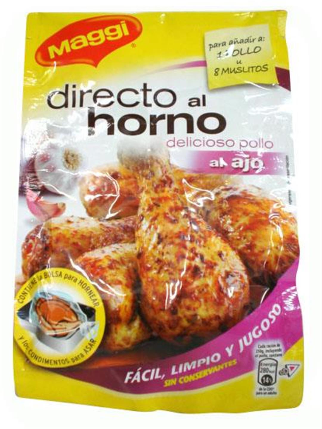 JUGOSO HORNO AJO 36 GRAMOS