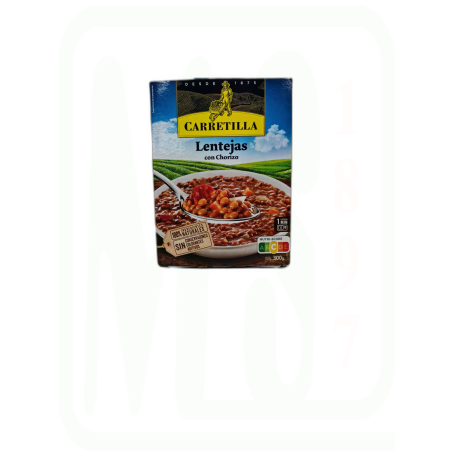 LENTEJAS CON CHORIZO 300 GR