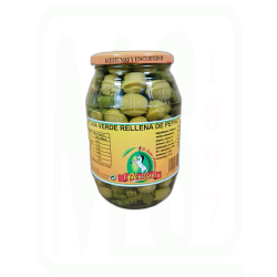 ACEITUNA RELLENA PEPINILLO 480 GR 