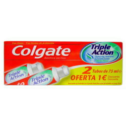 DENTIFRICO 2X75 ML TRIPLE ACCION AHORRO 