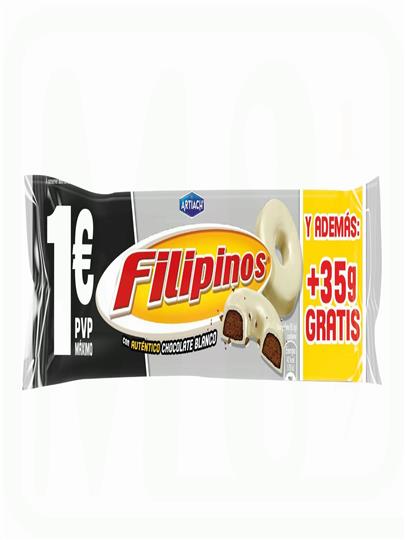 GALLETAS FILIPINOS BLANCOS 128 GR 