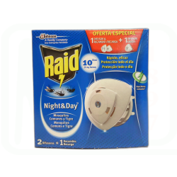 INSECTICIDA 2 APARATOS + RECAMBIO NIGHT & DAY