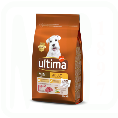 ALIMENTO PERRO ULTIMA MINI ADULT-BUEY 1.5KG