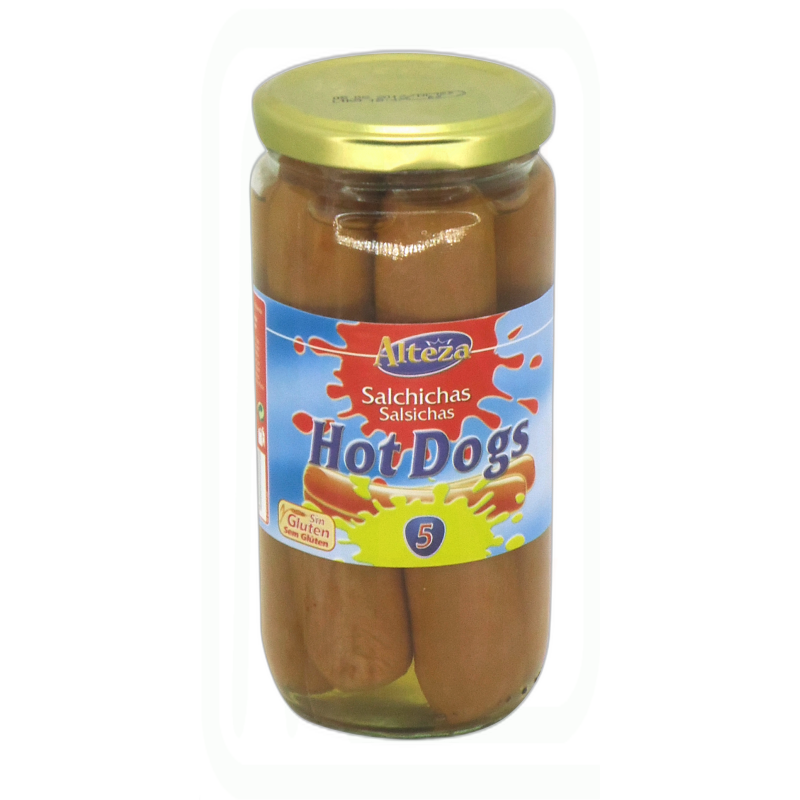 SALCHICHAS HOT DOGS TARRO 360GR 