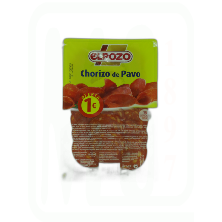 CHORIZO DE PAVO LONCHAS 70 GR 