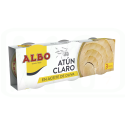 ATUN CLARO ACEITE OLIVA PACK-3*67GR