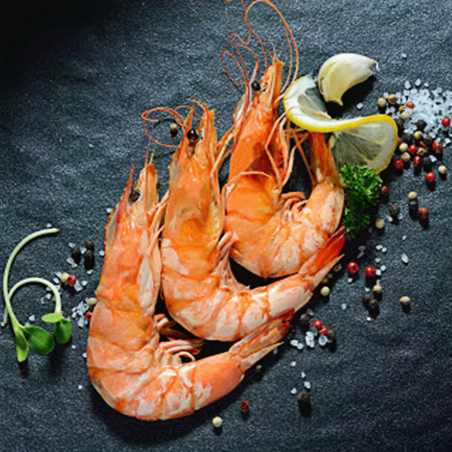 LANGOSTINO COCIDO 48/58 ESTUCHE 750 GR NETO