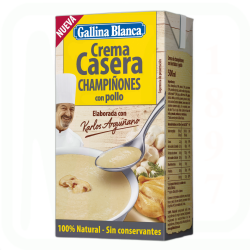 CREMA POLLO CHAMPIÑON 500 ML + CALDO