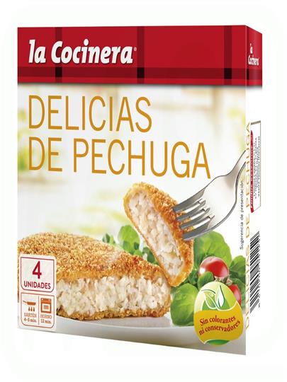 DELICIAS PECHUGA DE POLLO EMPANADA 330 GR