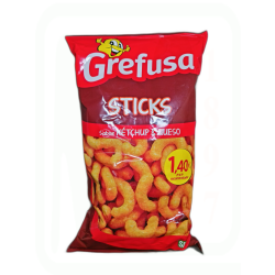 APERITIVO STICKS KETCHUP & QUESO 120 GR