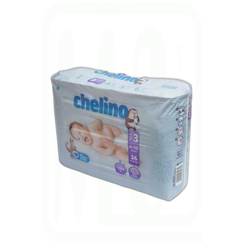 PAÑAL TALLA 3 DE 4/10 KG PACK-36