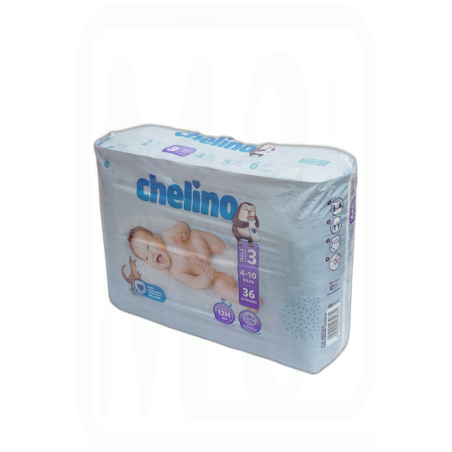 PAÑAL TALLA 3 DE 4/10 KG PACK-36