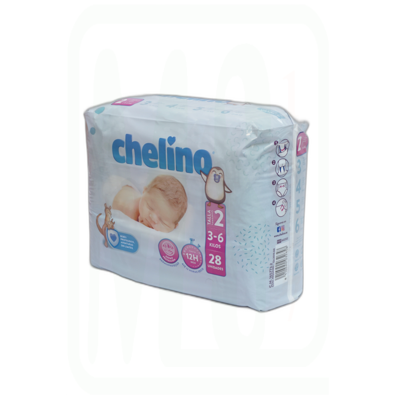 PAÑAL TALLA 2 3/6 KG PACK-28