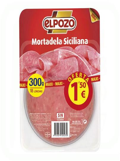 MORTADELA SICILIANA LONCHAS TP 200 GR