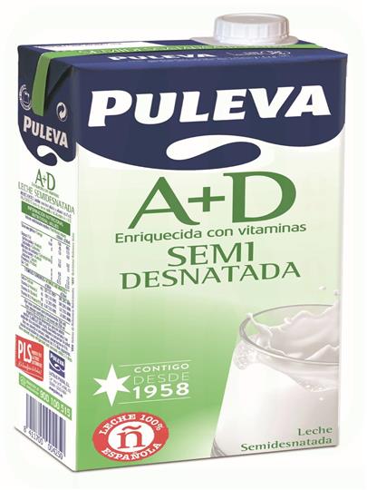 LECHE SEMIDESNATADA 1 LITRO 