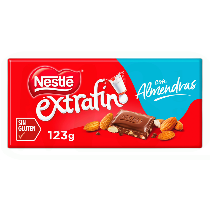 CHOCOLATE EXTRAFINO ALMENDRA 123 GR