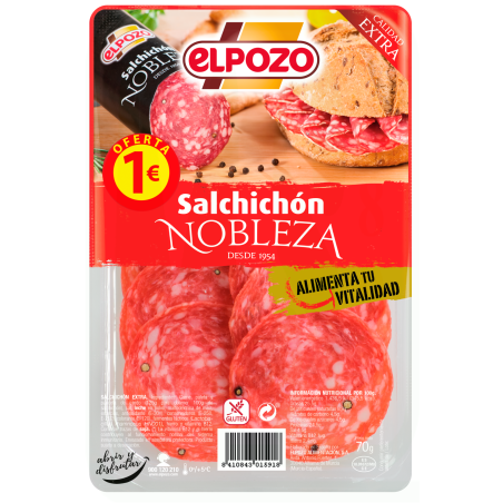 SALCHICHON NOBLEZA LONCHAS 65 GRAMOS 