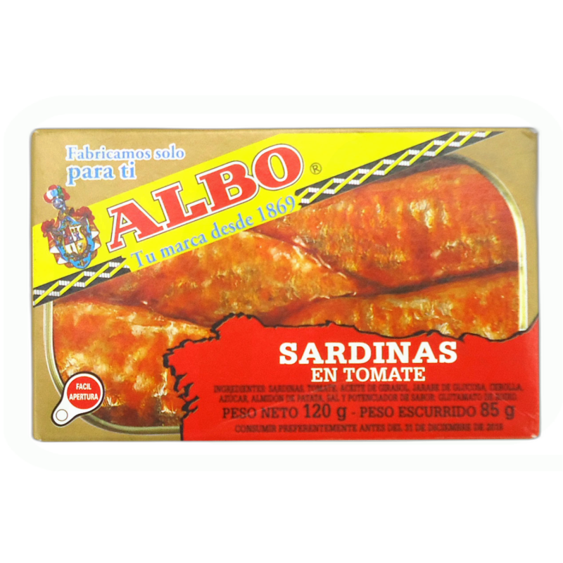 SARDINAS TOMATE 85 GRAMOS