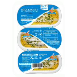 ANCHOA BOQUERON EN VINAGRE PACK-3 X 25 GR 