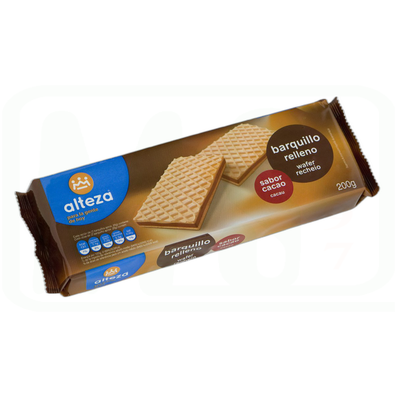 GALLETAS BARQUILLO CHOCO 200GR