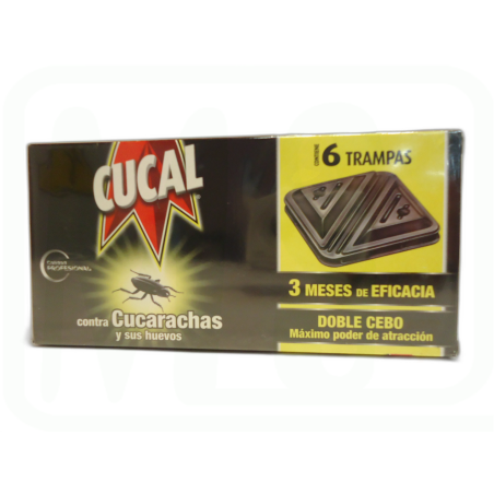 INSECTICIDA CUCARACHAS TRAMPA DOBLE CEBO 