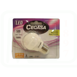 LAMPARA LED ESFERICA E-27 CALIDA 5W 