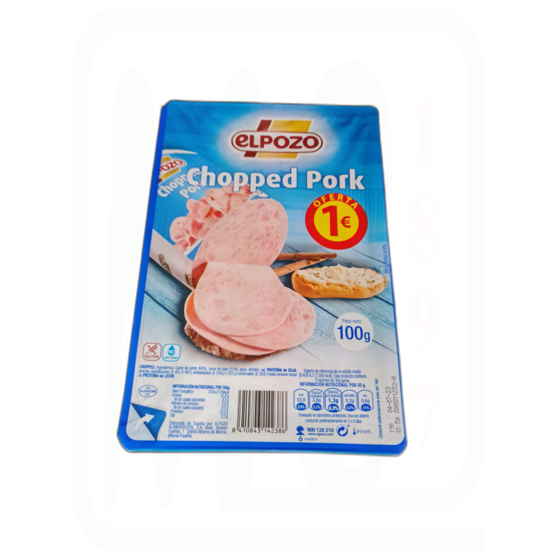 CHOPPED PORK LONCHAS  100 GRAMOS