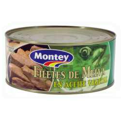 FILETES DE MELVA ACEITE LATA 650 GR