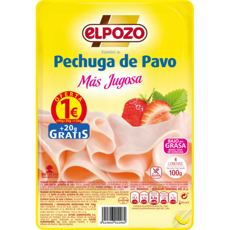 PECHUGA PAVO LONCHAS FINAS 75GR