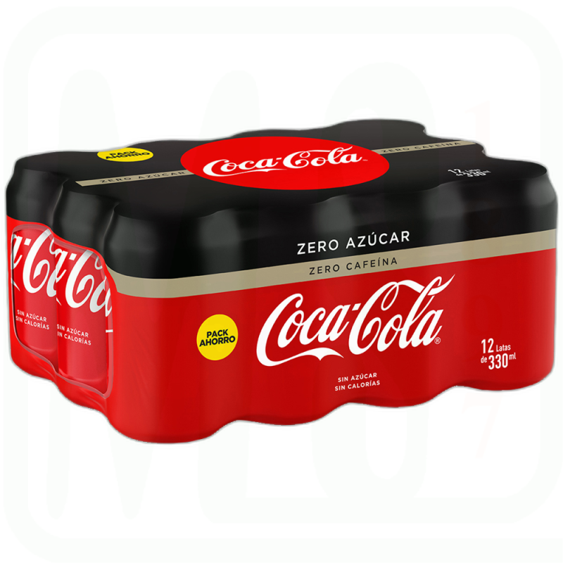 REFRESCO COLA ZERO ZERO LATA PACK-12 X 330 ML