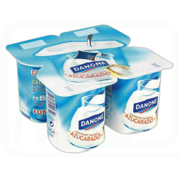 YOGUR NATURAL AZUCARADO PACK-4 