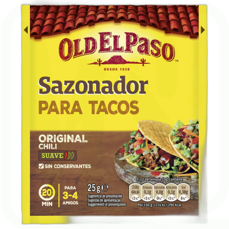 SAZONADOR TACOS OLD PASO 30 GR