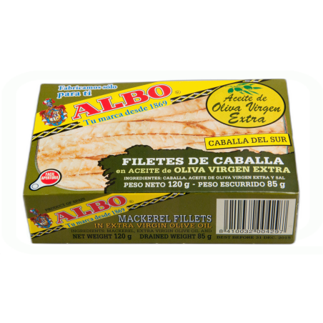 FILETE CABALLA ACEITE OLIVA 85 GR