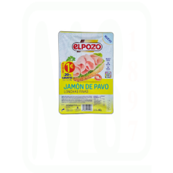 JAMON DE PAVO LONCHAS 80 GR